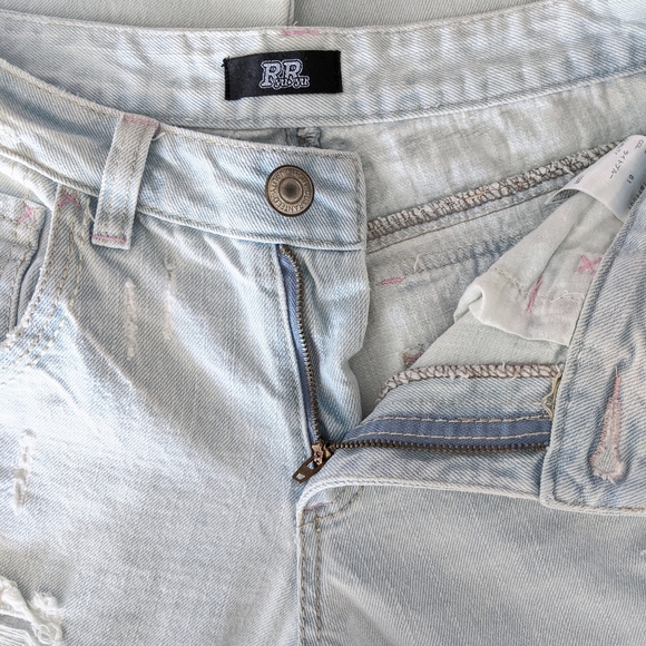 Distressed mid rise boyfriend jeans - Picture 10 of 12